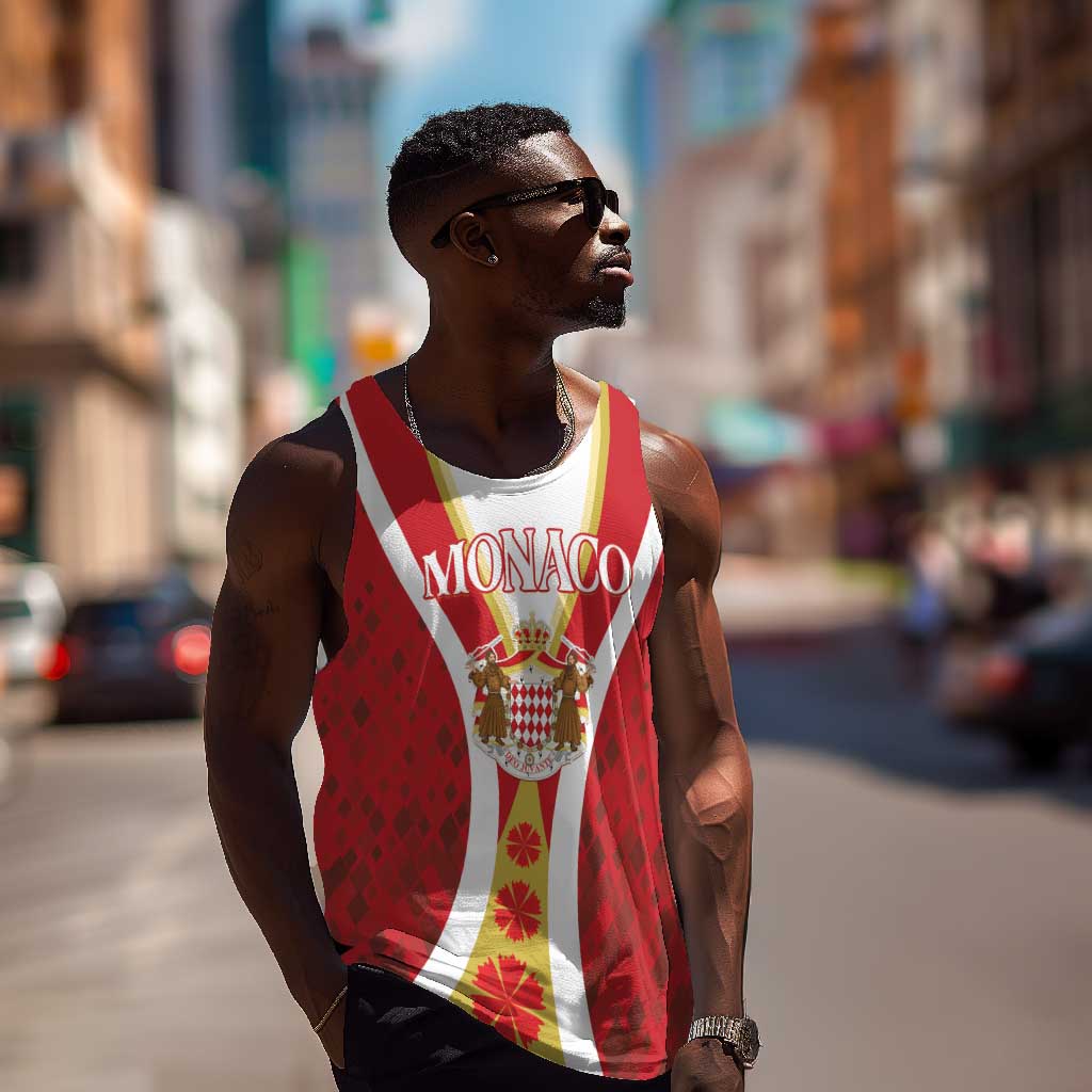 Personalized Monaco Men Tank Top Deo Juvante Sporty Style LT01