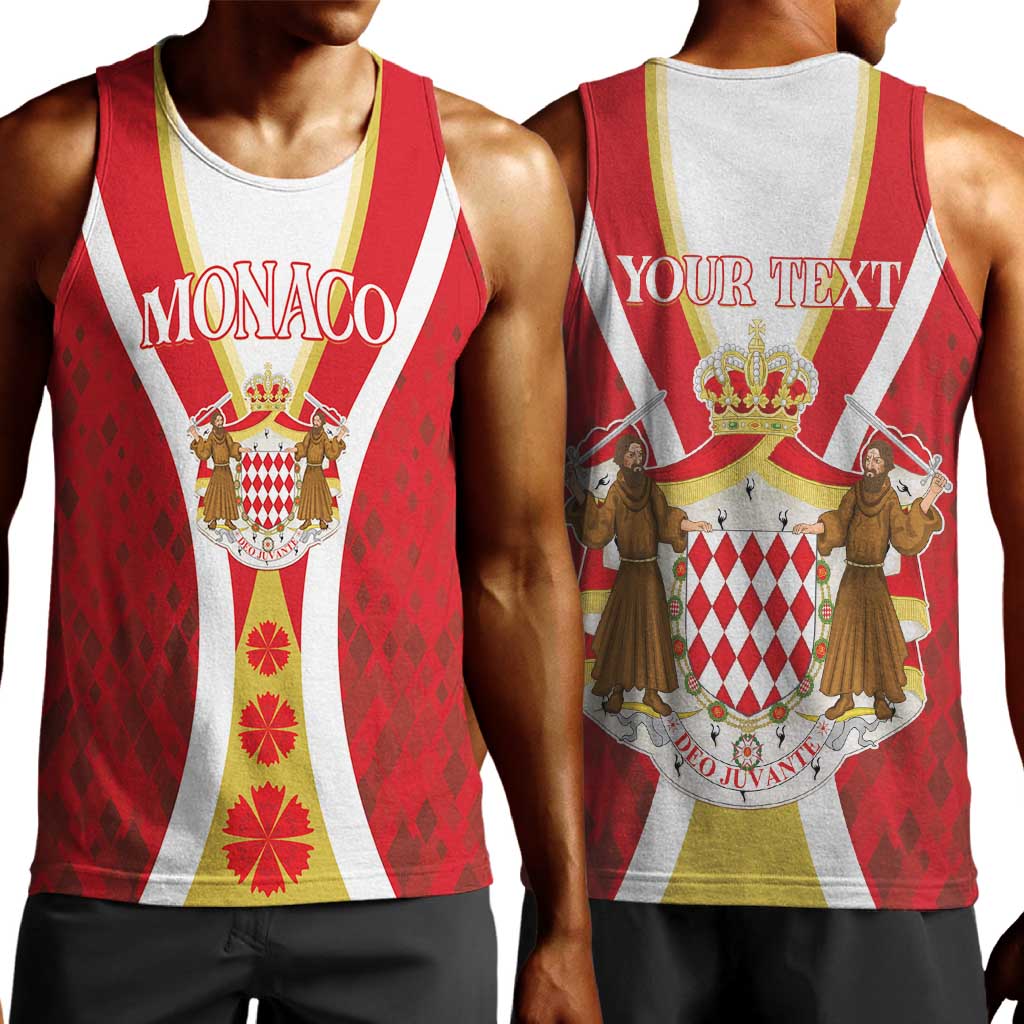 Personalized Monaco Men Tank Top Deo Juvante Sporty Style LT01