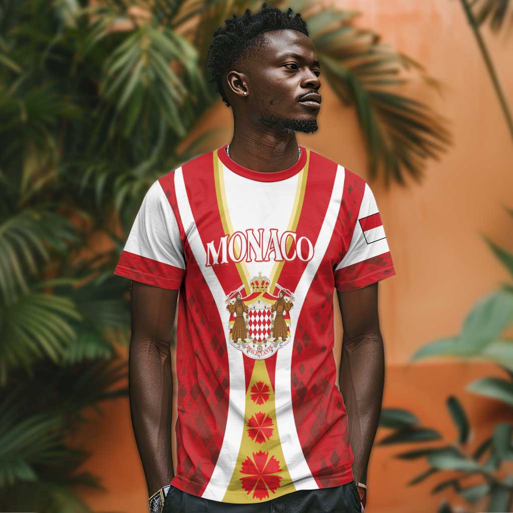 Personalized Monaco T shirt Deo Juvante Sporty Style LT01