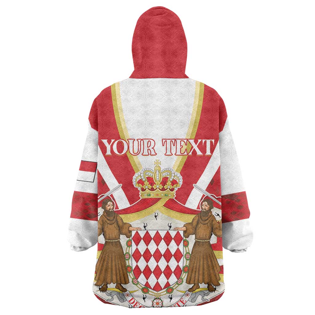 Personalized Monaco Wearable Blanket Hoodie Deo Juvante Sporty Style LT01
