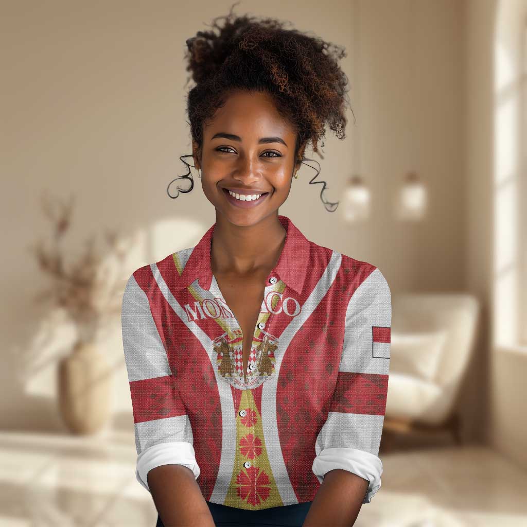 Personalized Monaco Women Casual Shirt Deo Juvante Sporty Style LT01