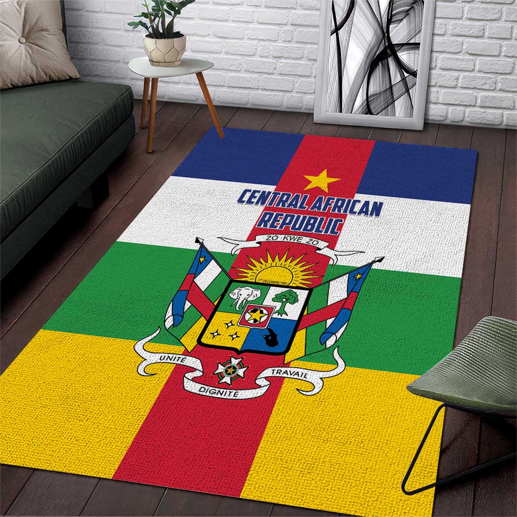 Central African Republic Area Rug African Zo Kwe Zo LT01