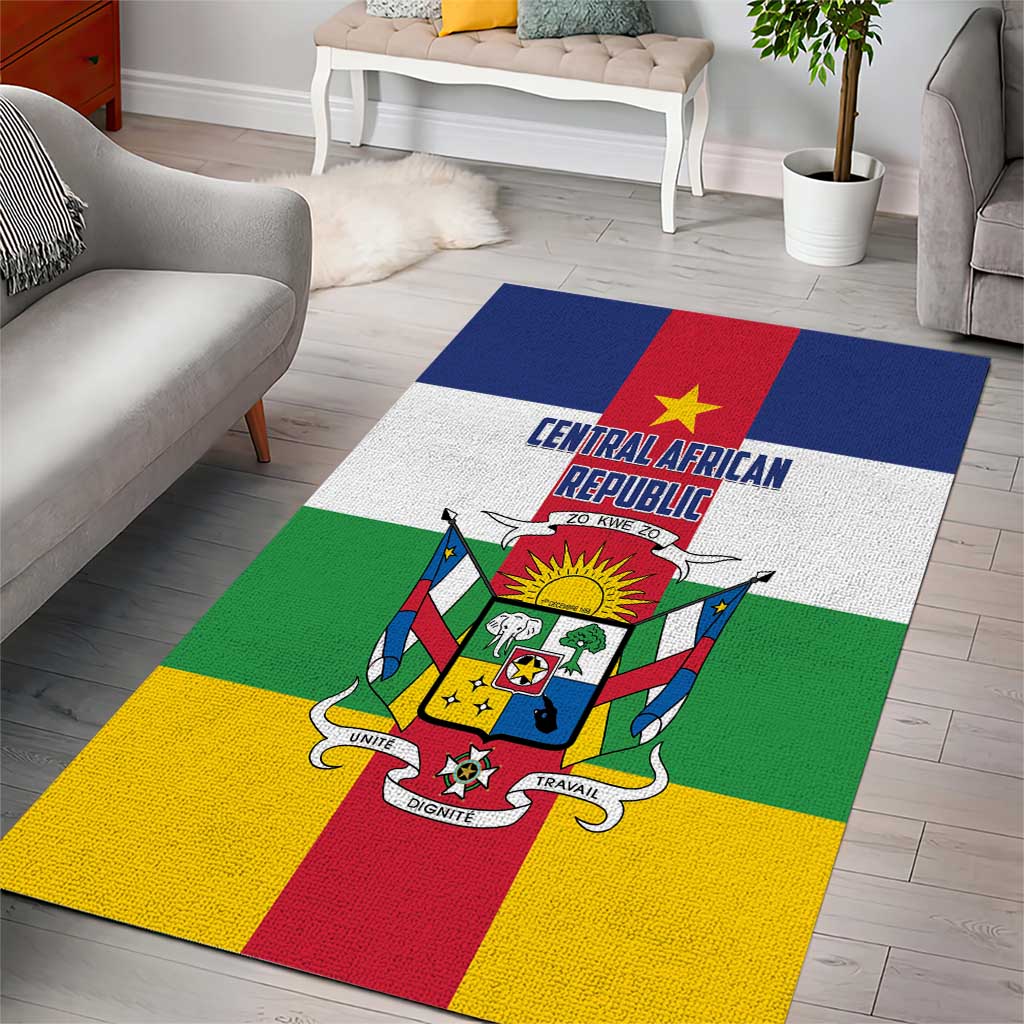 Central African Republic Area Rug African Zo Kwe Zo LT01