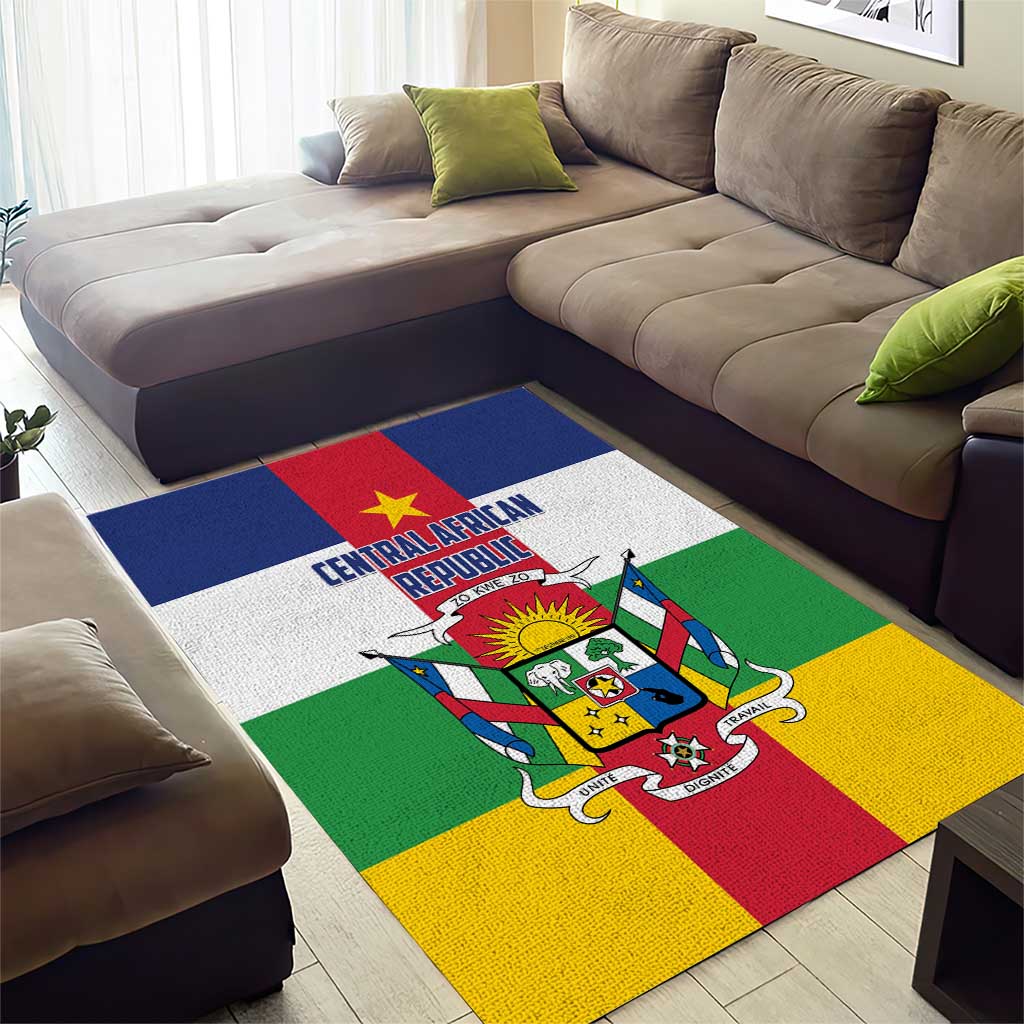 Central African Republic Area Rug African Zo Kwe Zo LT01