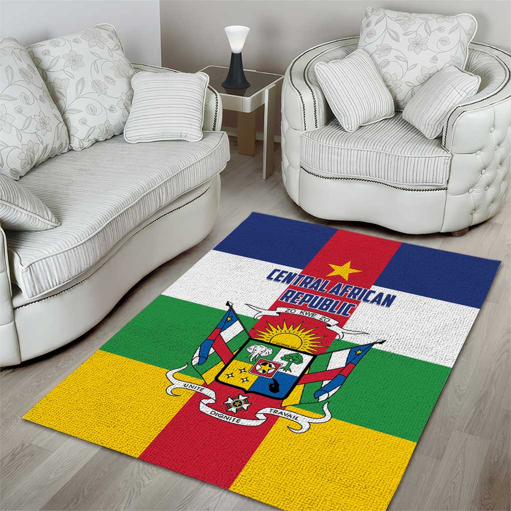 Central African Republic Area Rug African Zo Kwe Zo LT01