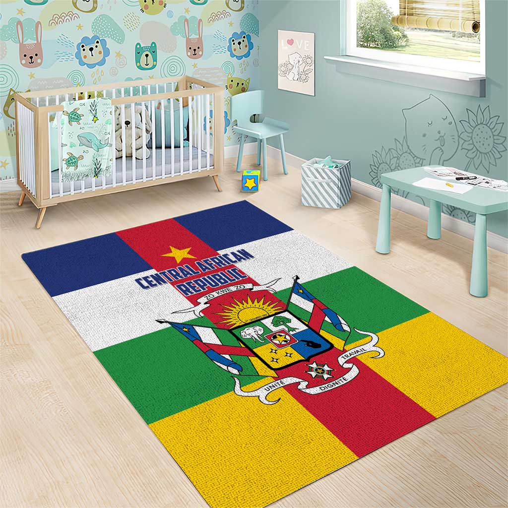 Central African Republic Area Rug African Zo Kwe Zo LT01