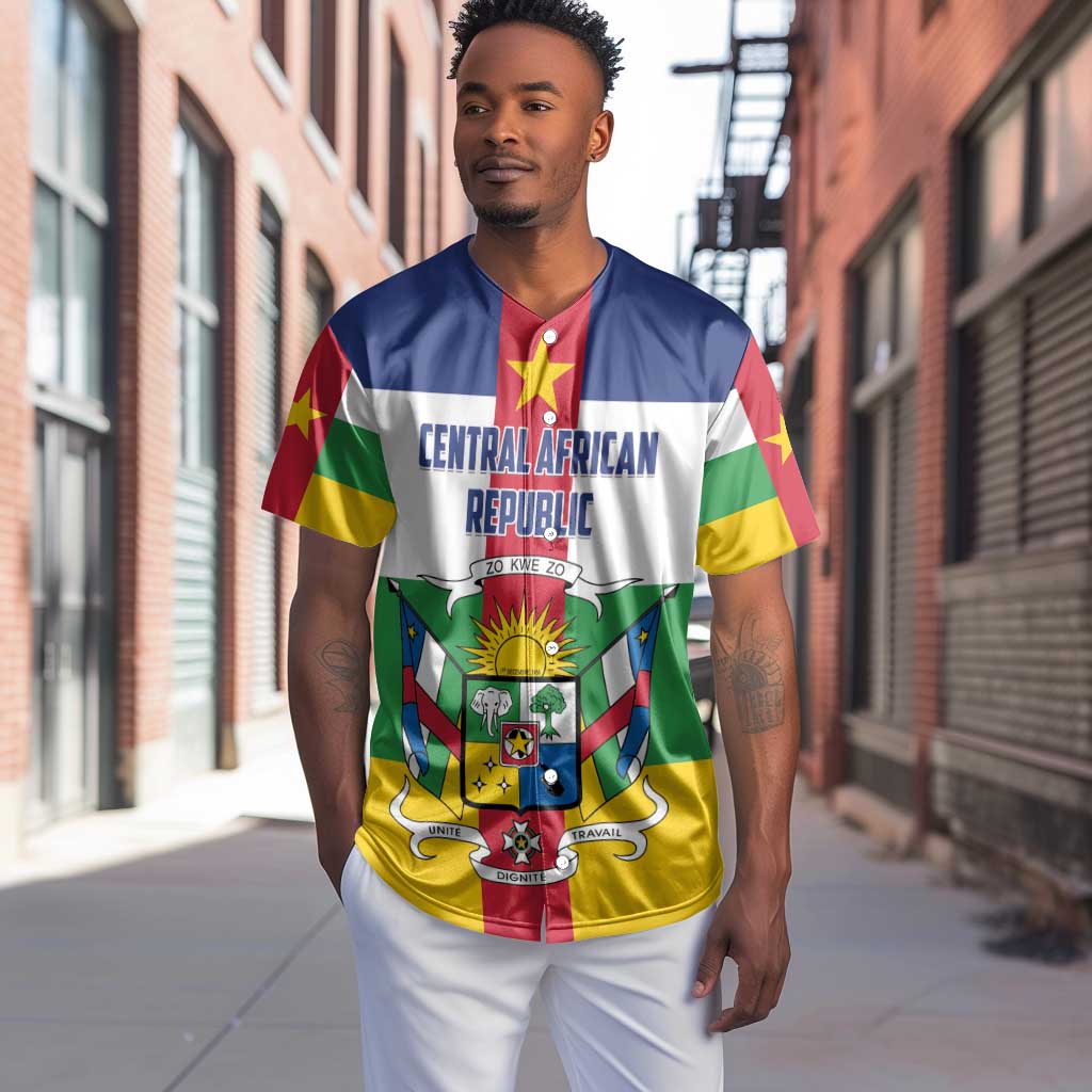 Personalized Central African Republic Baseball Jersey African Zo Kwe Zo LT01