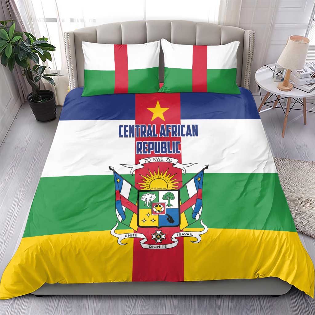 Central African Republic Bedding Set African Zo Kwe Zo LT01