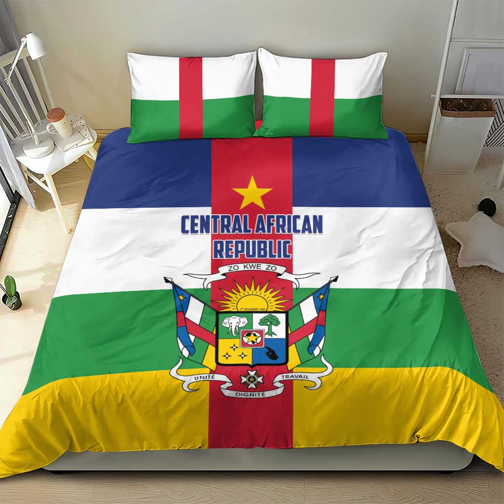 Central African Republic Bedding Set African Zo Kwe Zo LT01