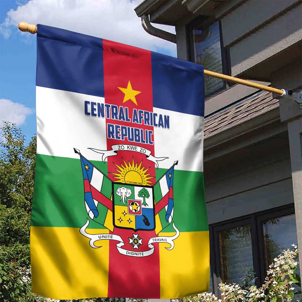 Central African Republic Garden Flag African Zo Kwe Zo LT01