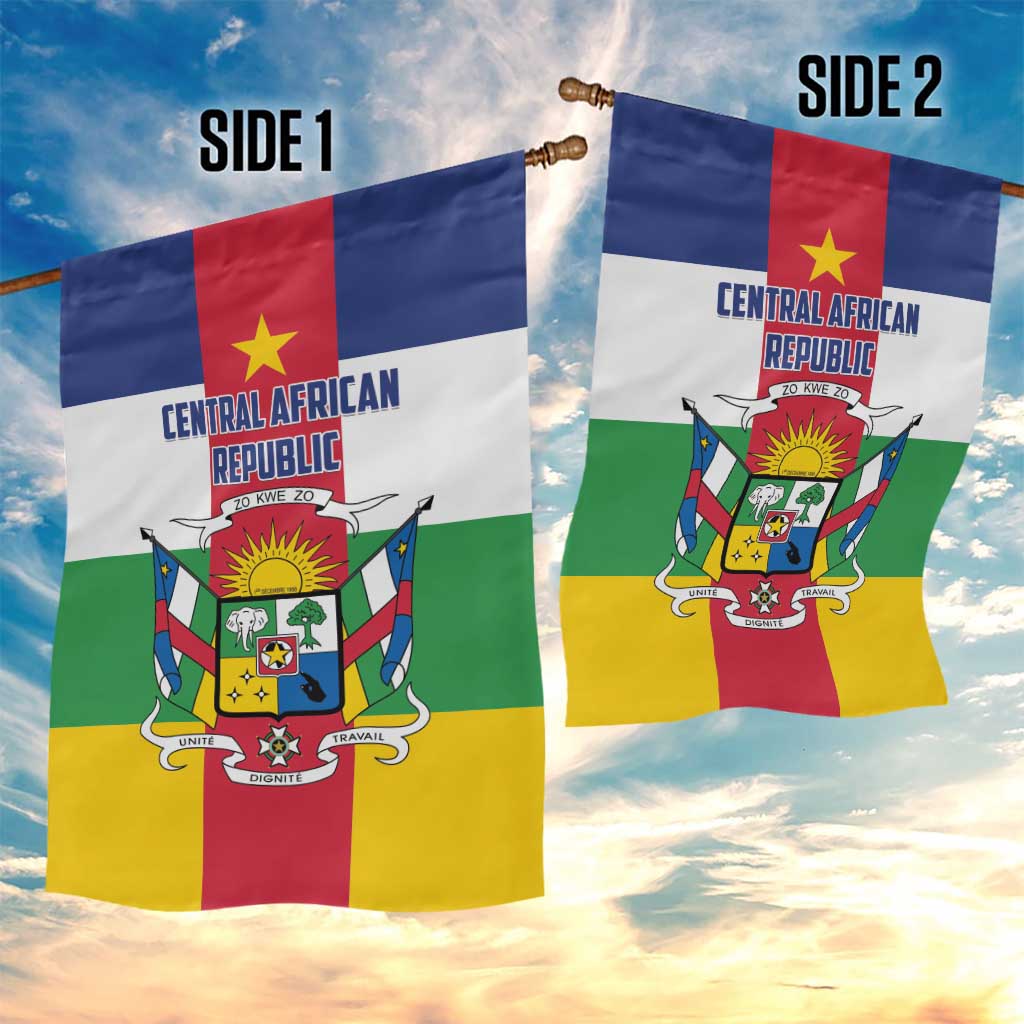 Central African Republic Garden Flag African Zo Kwe Zo LT01