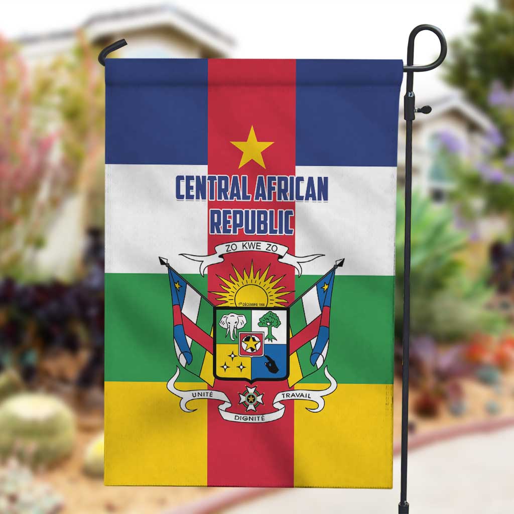 Central African Republic Garden Flag African Zo Kwe Zo LT01