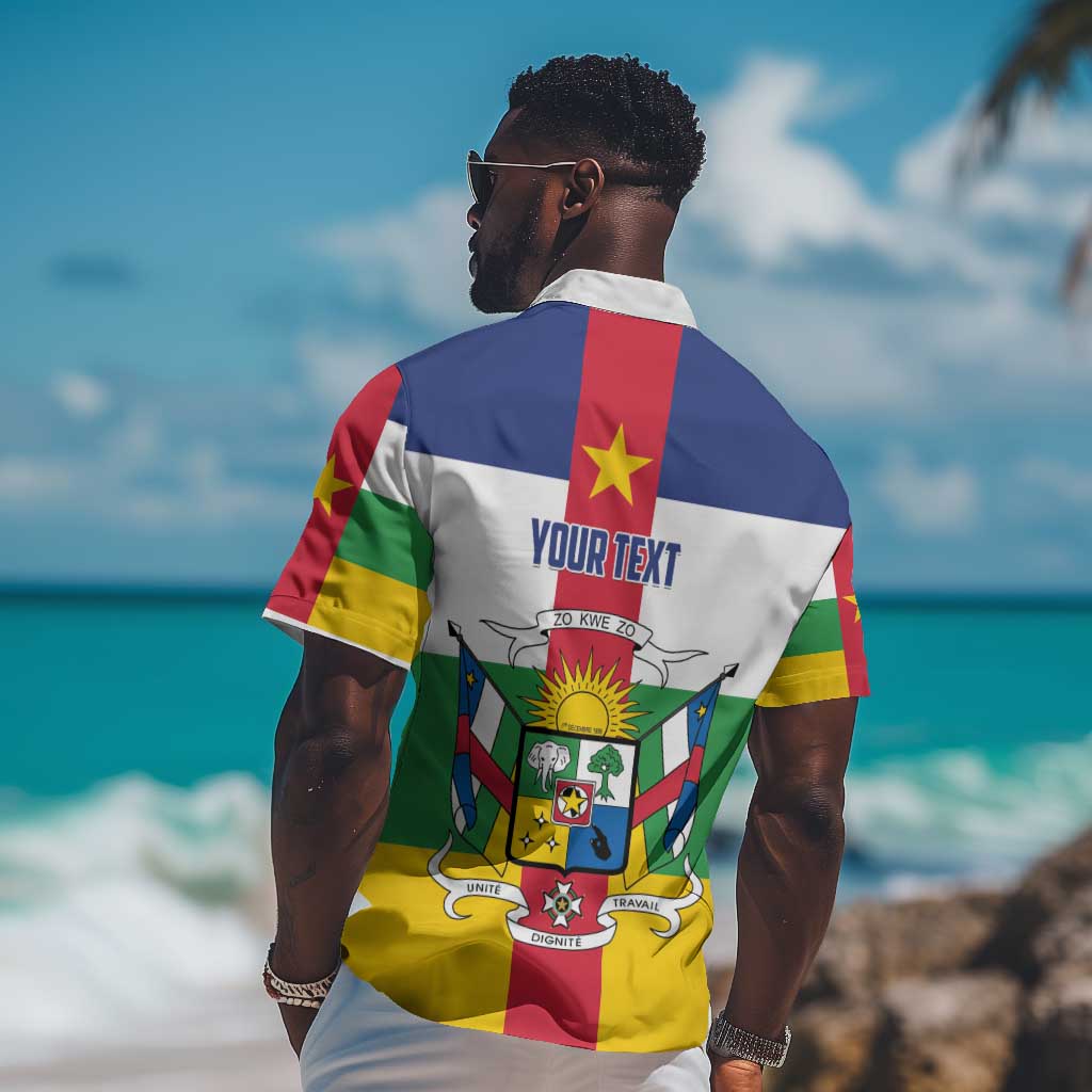 Personalized Central African Republic Hawaiian Shirt African Zo Kwe Zo LT01