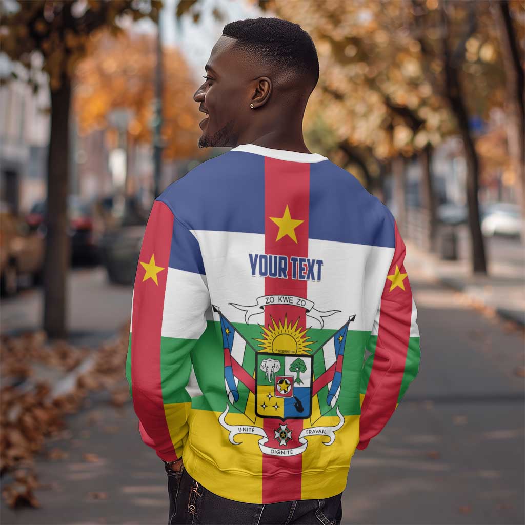 Personalized Central African Republic Sweatshirt African Zo Kwe Zo LT01