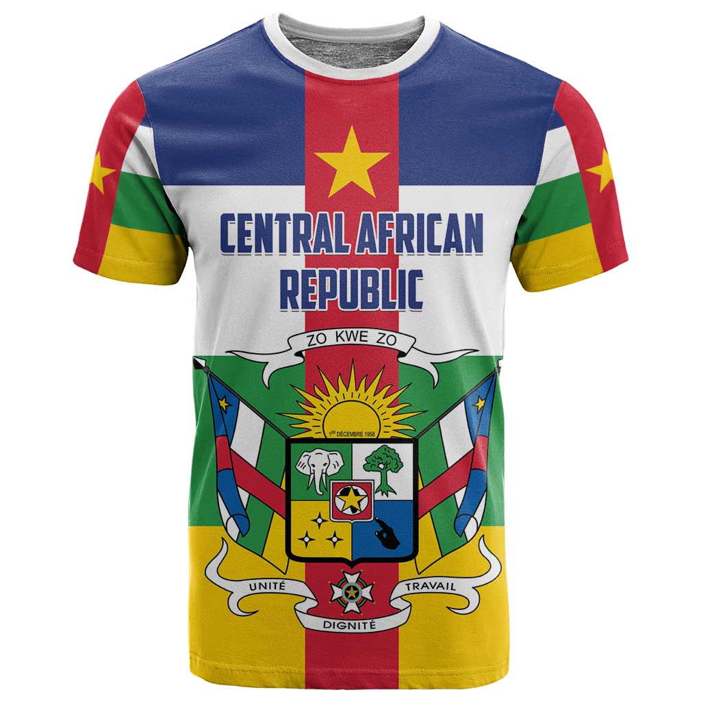 Personalized Central African Republic T shirt African Zo Kwe Zo LT01
