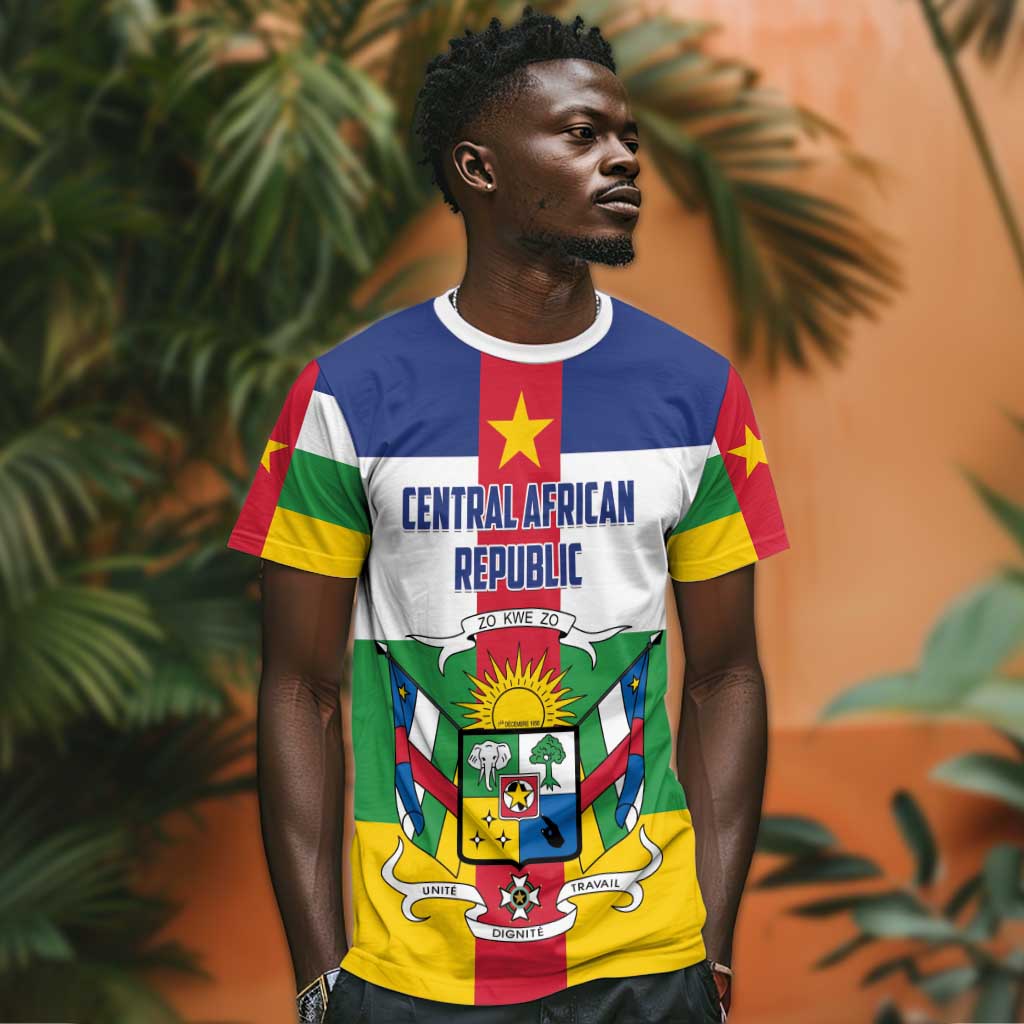 Personalized Central African Republic T shirt African Zo Kwe Zo LT01
