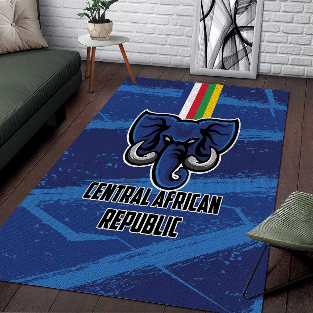 Central African Republic Football Area Rug African Come On Les Fauves LT01