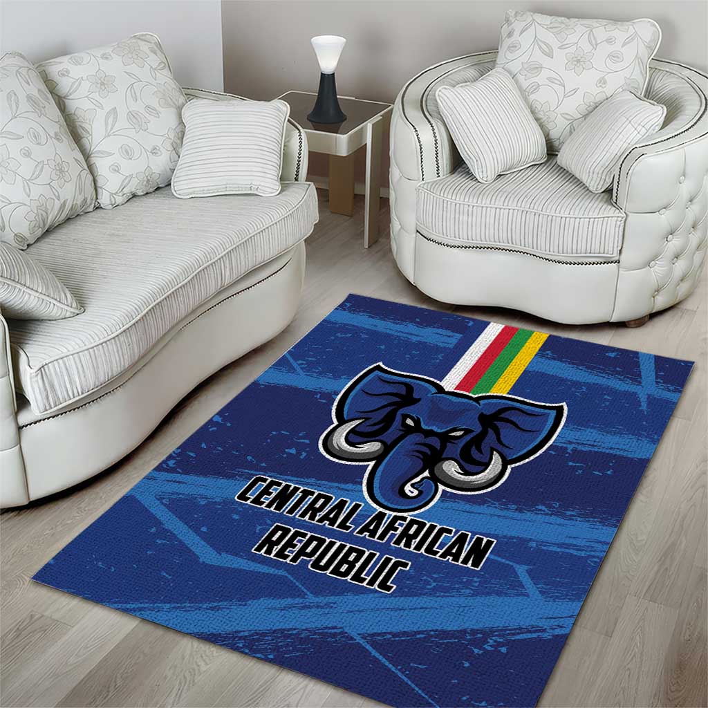 Central African Republic Football Area Rug African Come On Les Fauves LT01