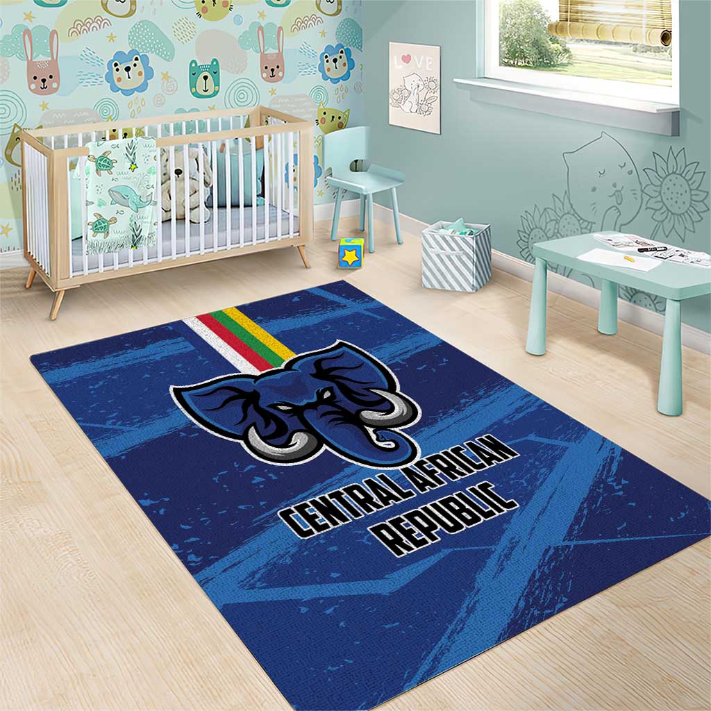 Central African Republic Football Area Rug African Come On Les Fauves LT01