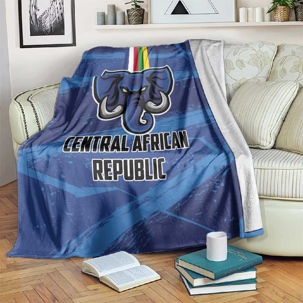 Central African Republic Football Blanket African Come On Les Fauves LT01