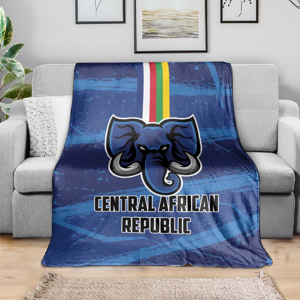 Central African Republic Football Blanket African Come On Les Fauves LT01
