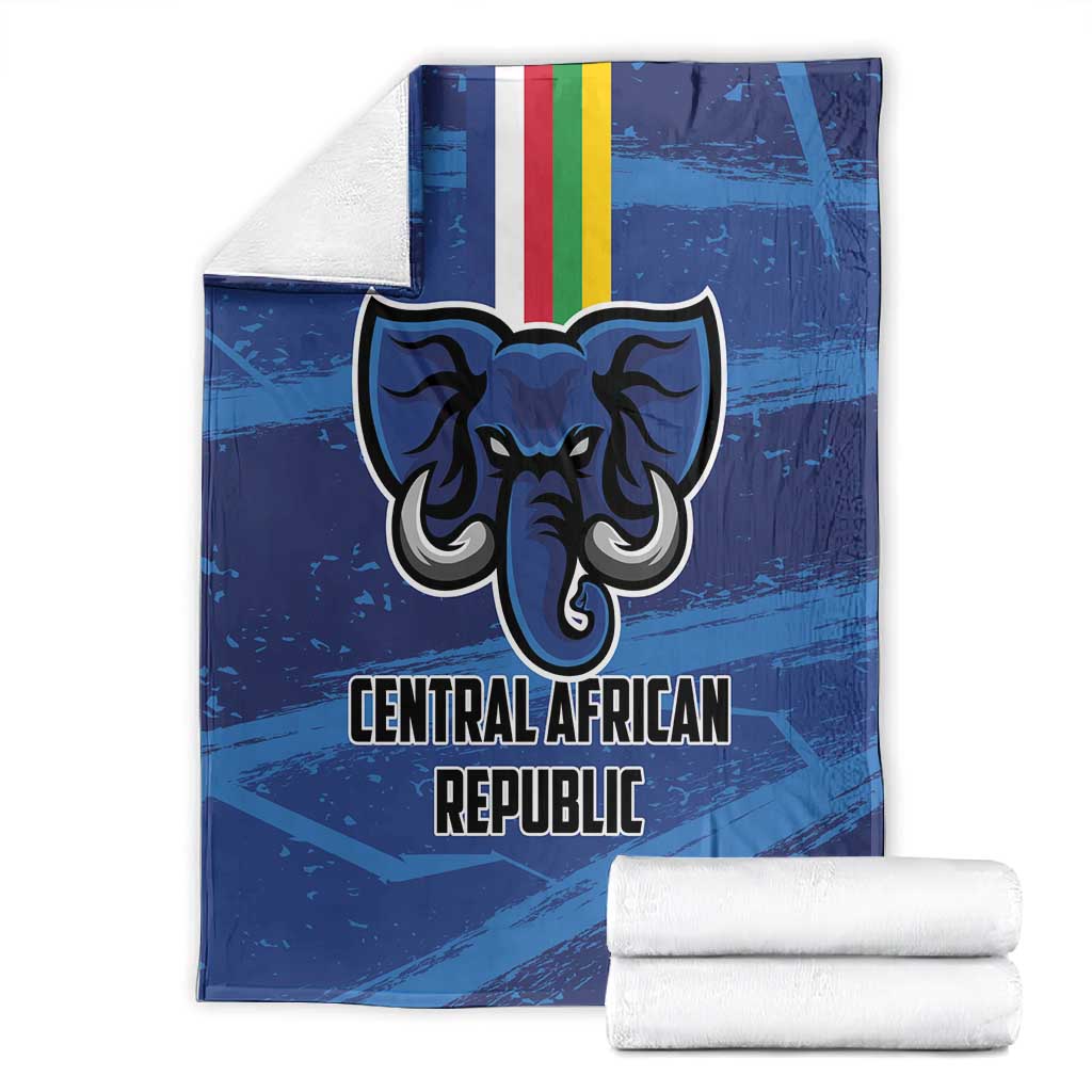 Central African Republic Football Blanket African Come On Les Fauves LT01