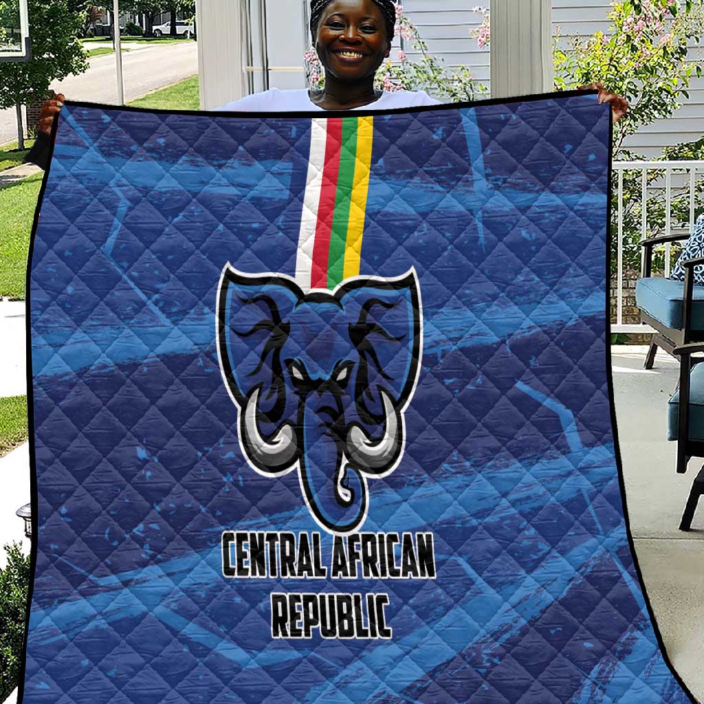 Central African Republic Football Quilt African Come On Les Fauves LT01