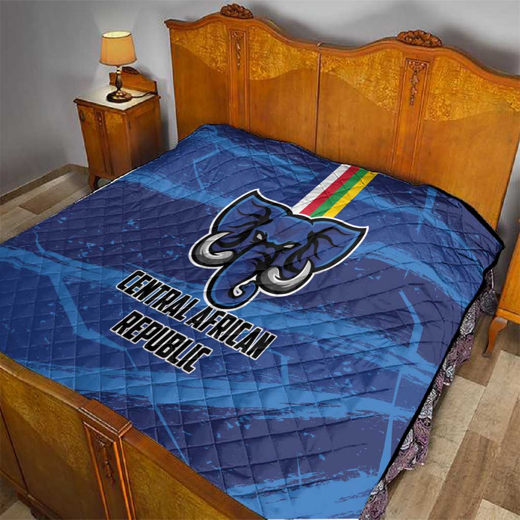 Central African Republic Football Quilt African Come On Les Fauves LT01