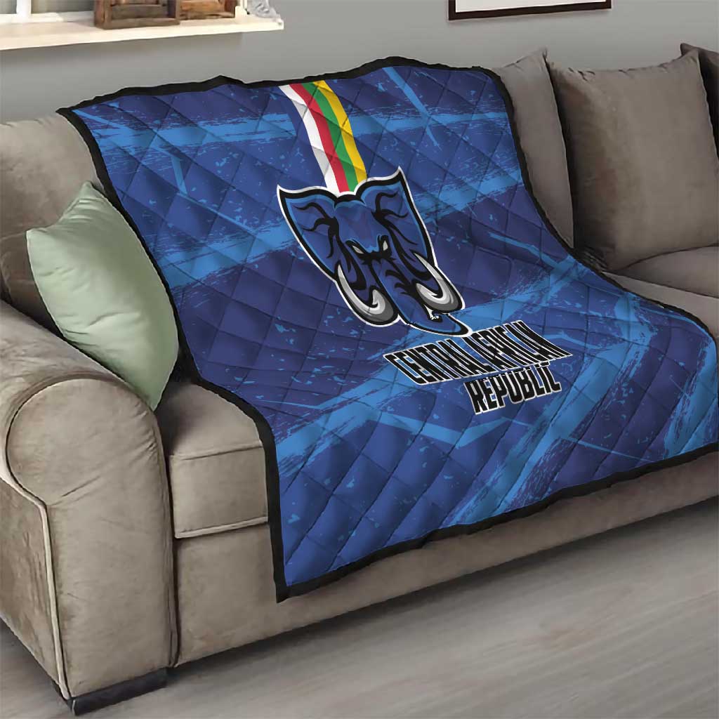 Central African Republic Football Quilt African Come On Les Fauves LT01