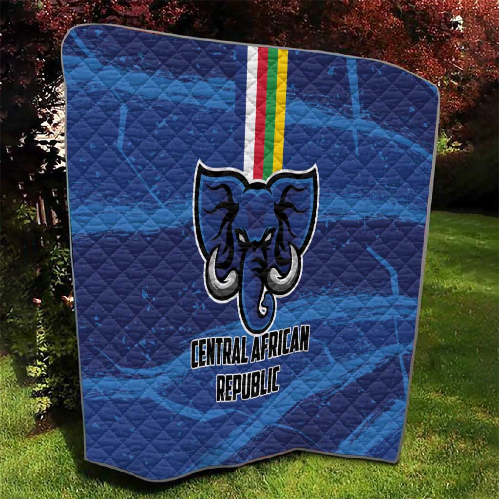 Central African Republic Football Quilt African Come On Les Fauves LT01