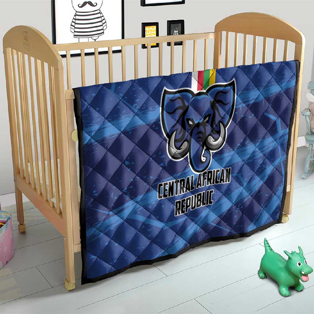 Central African Republic Football Quilt African Come On Les Fauves LT01
