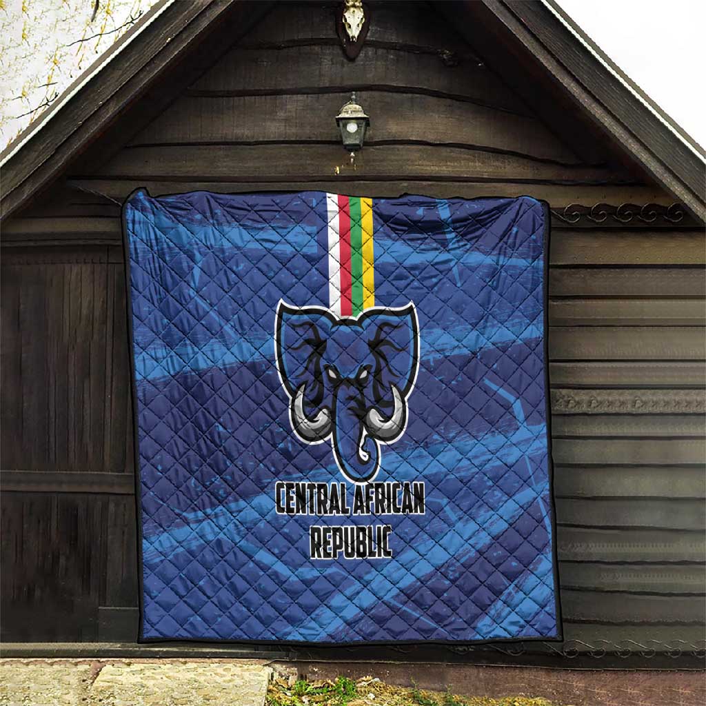 Central African Republic Football Quilt African Come On Les Fauves LT01