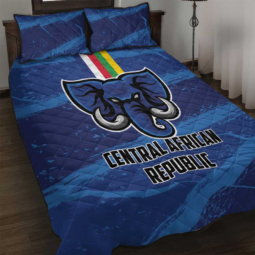 Central African Republic Football Quilt Bed Set African Come On Les Fauves LT01