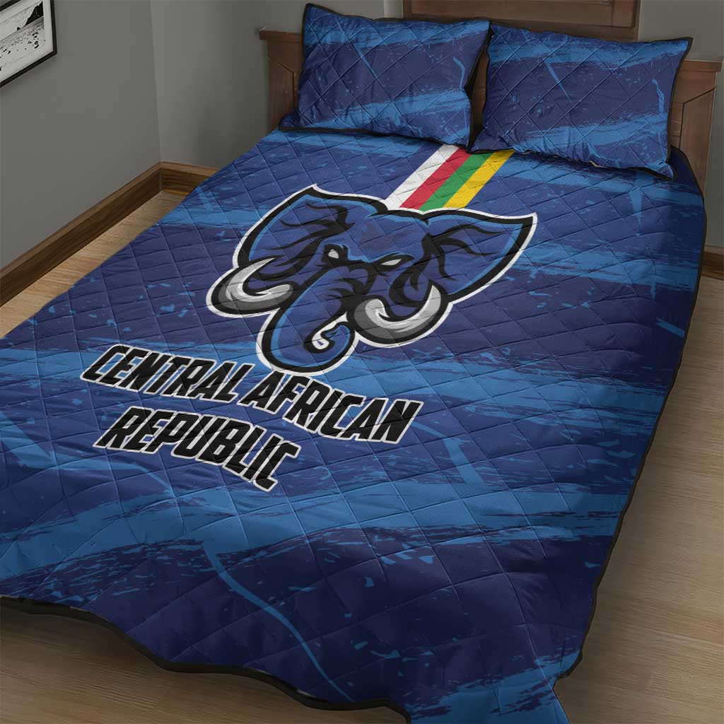 Central African Republic Football Quilt Bed Set African Come On Les Fauves LT01