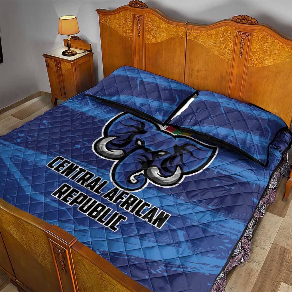 Central African Republic Football Quilt Bed Set African Come On Les Fauves LT01