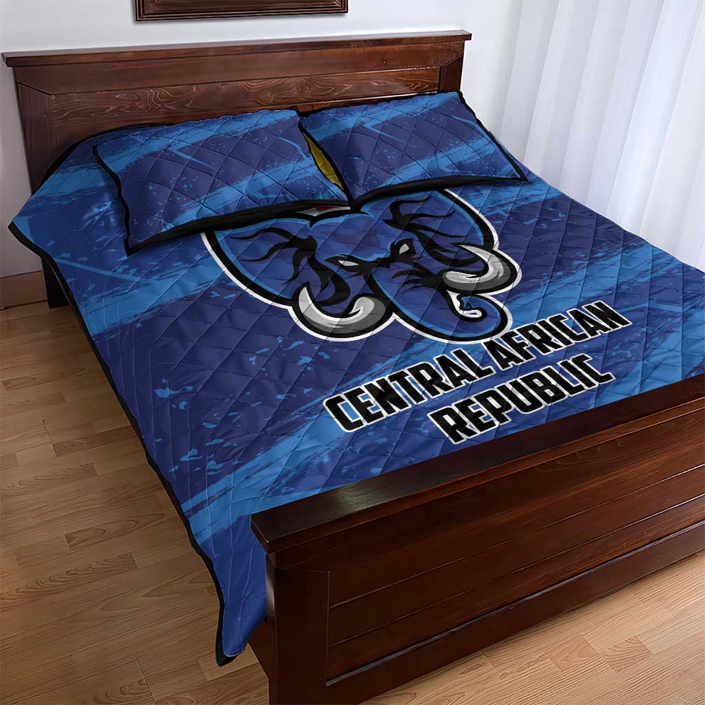 Central African Republic Football Quilt Bed Set African Come On Les Fauves LT01