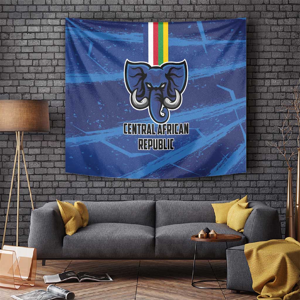 Central African Republic Football Tapestry African Come On Les Fauves LT01
