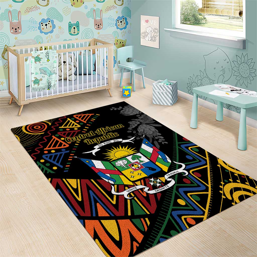 Central African Republic Area Rug Protea - African Pattern LT01