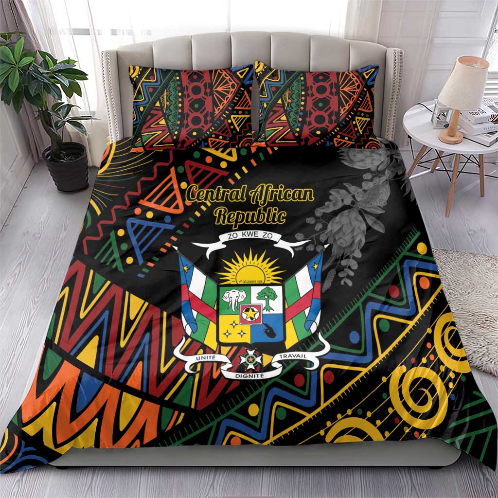 Central African Republic Bedding Set Protea - African Pattern LT01