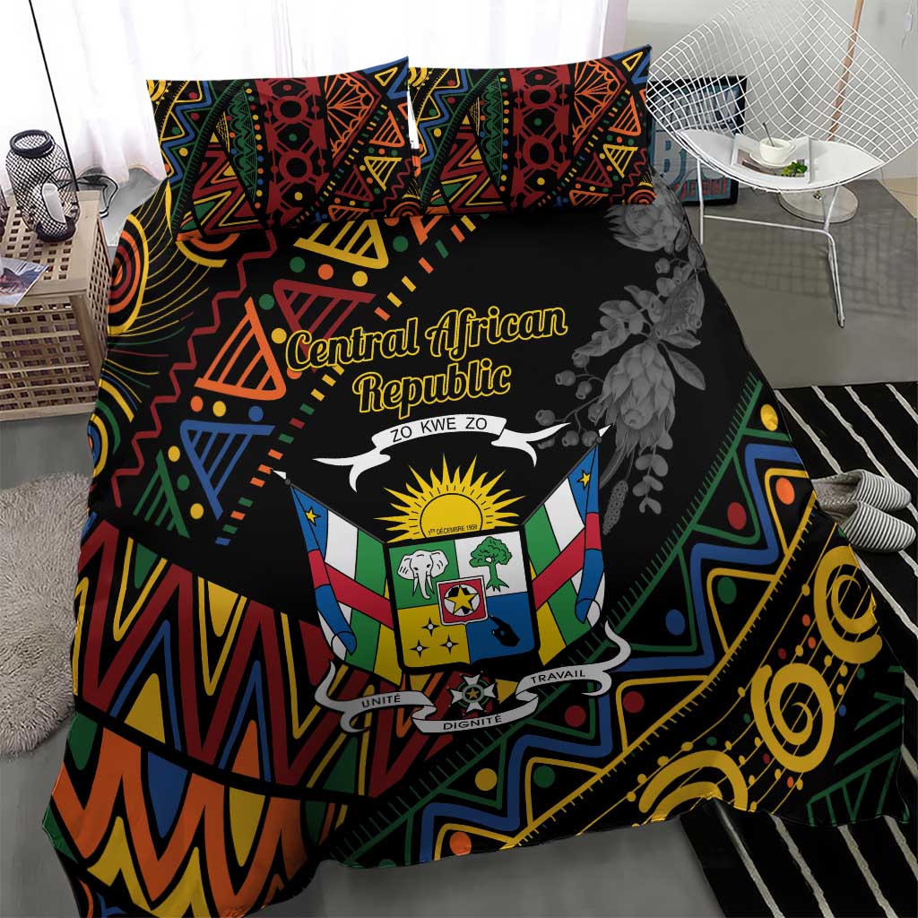 Central African Republic Bedding Set Protea - African Pattern LT01