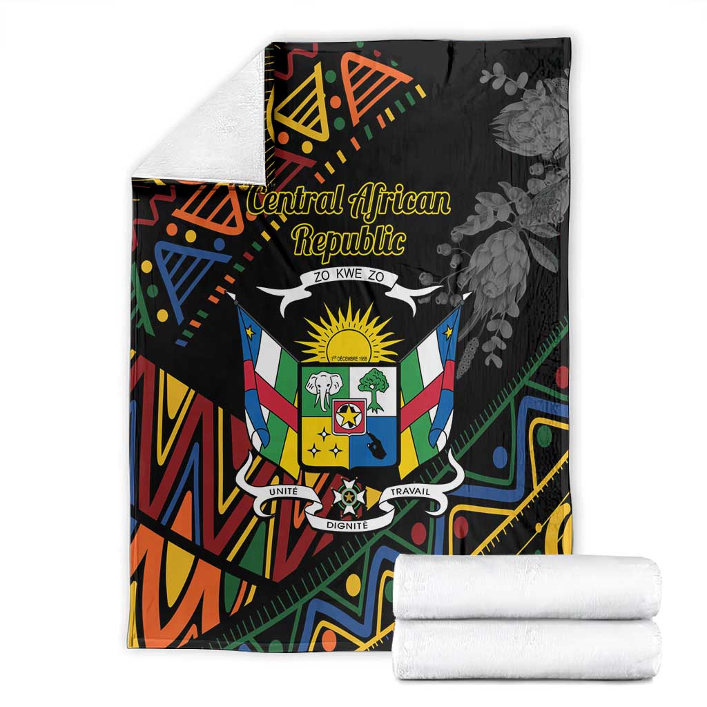 Central African Republic Blanket Protea - African Pattern LT01