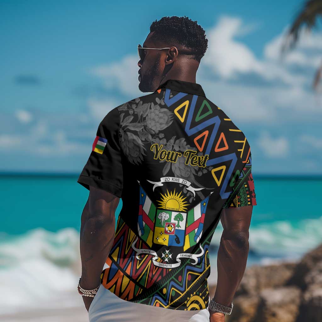 Personalized Central African Republic Hawaiian Shirt Protea - African Pattern LT01