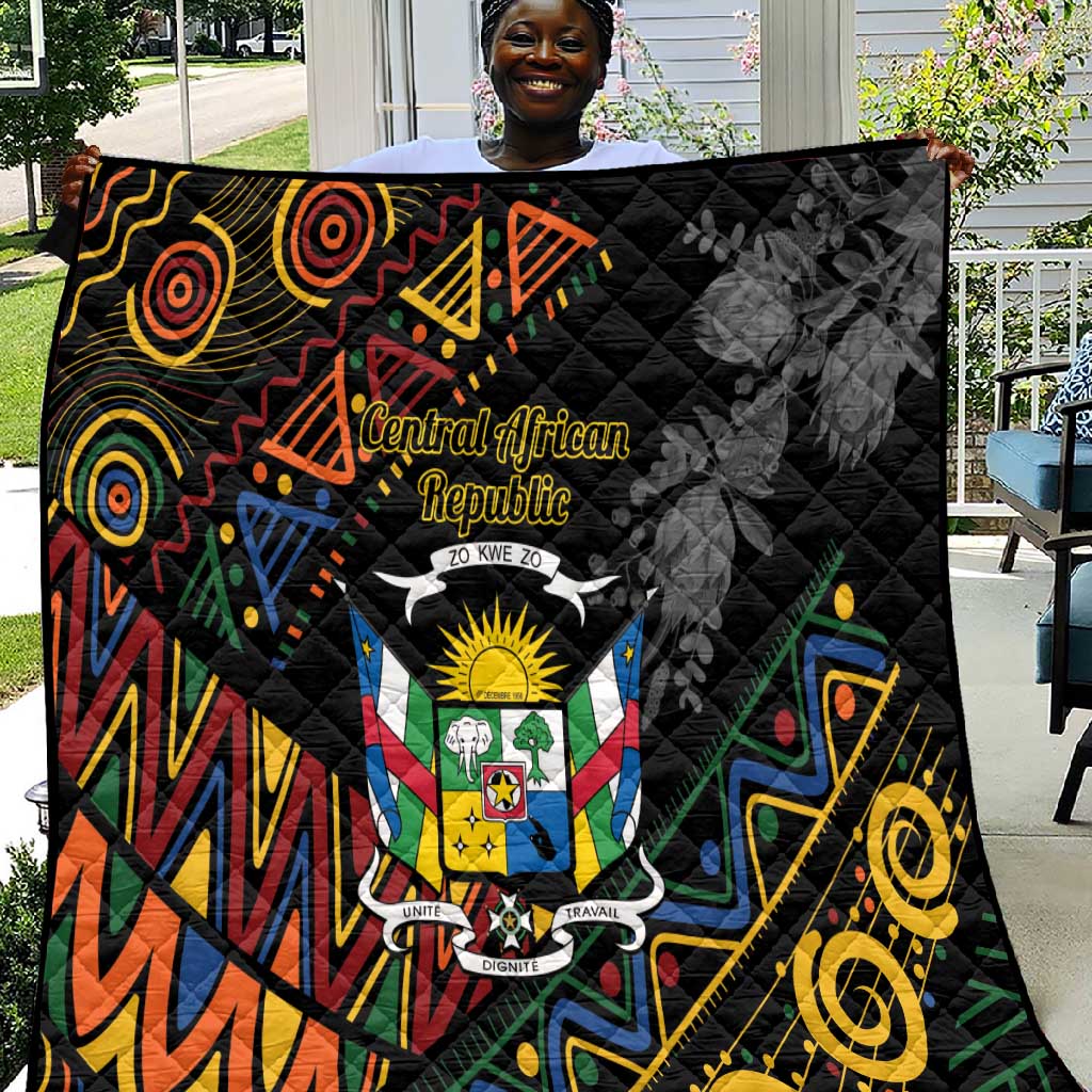 Central African Republic Quilt Protea - African Pattern LT01