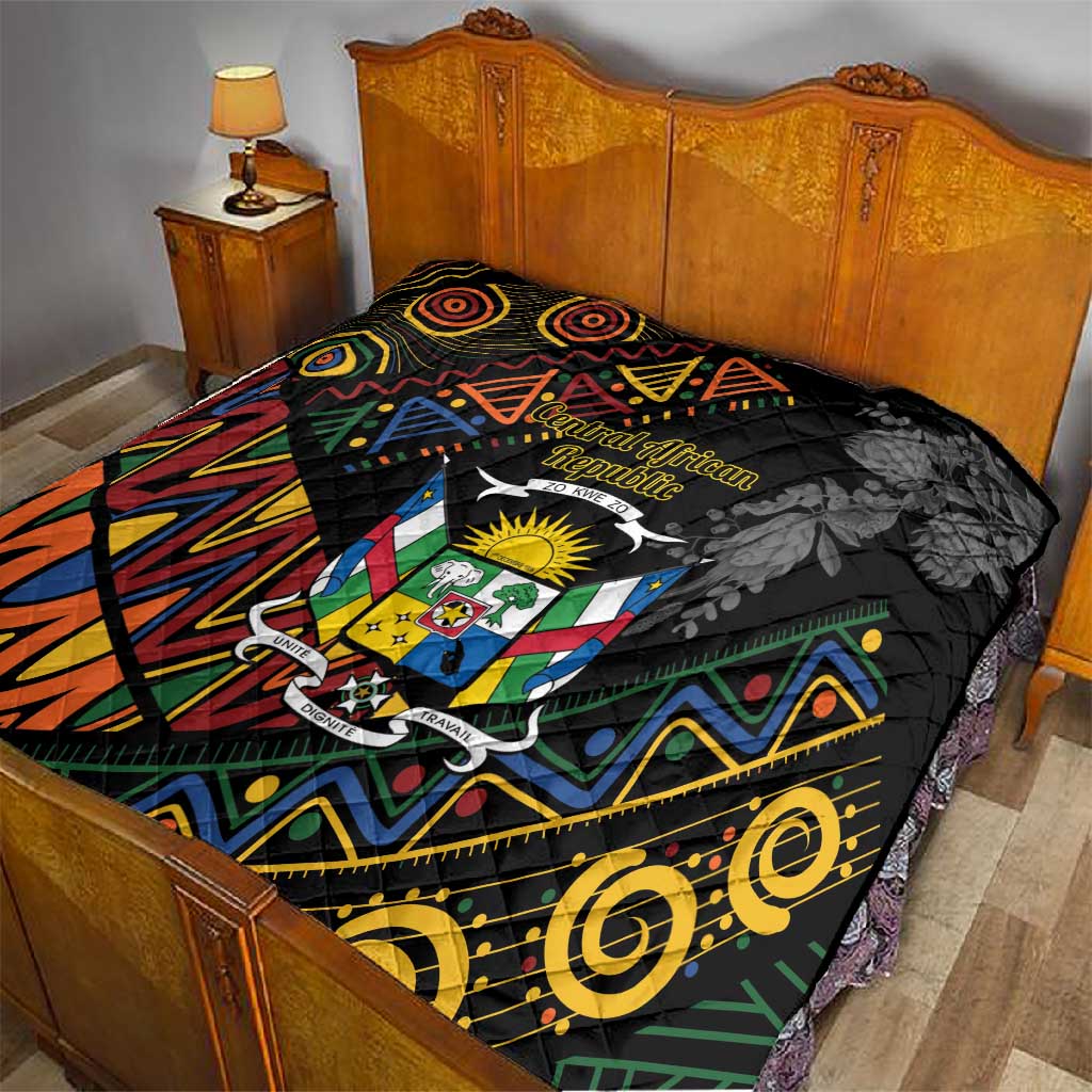 Central African Republic Quilt Protea - African Pattern LT01