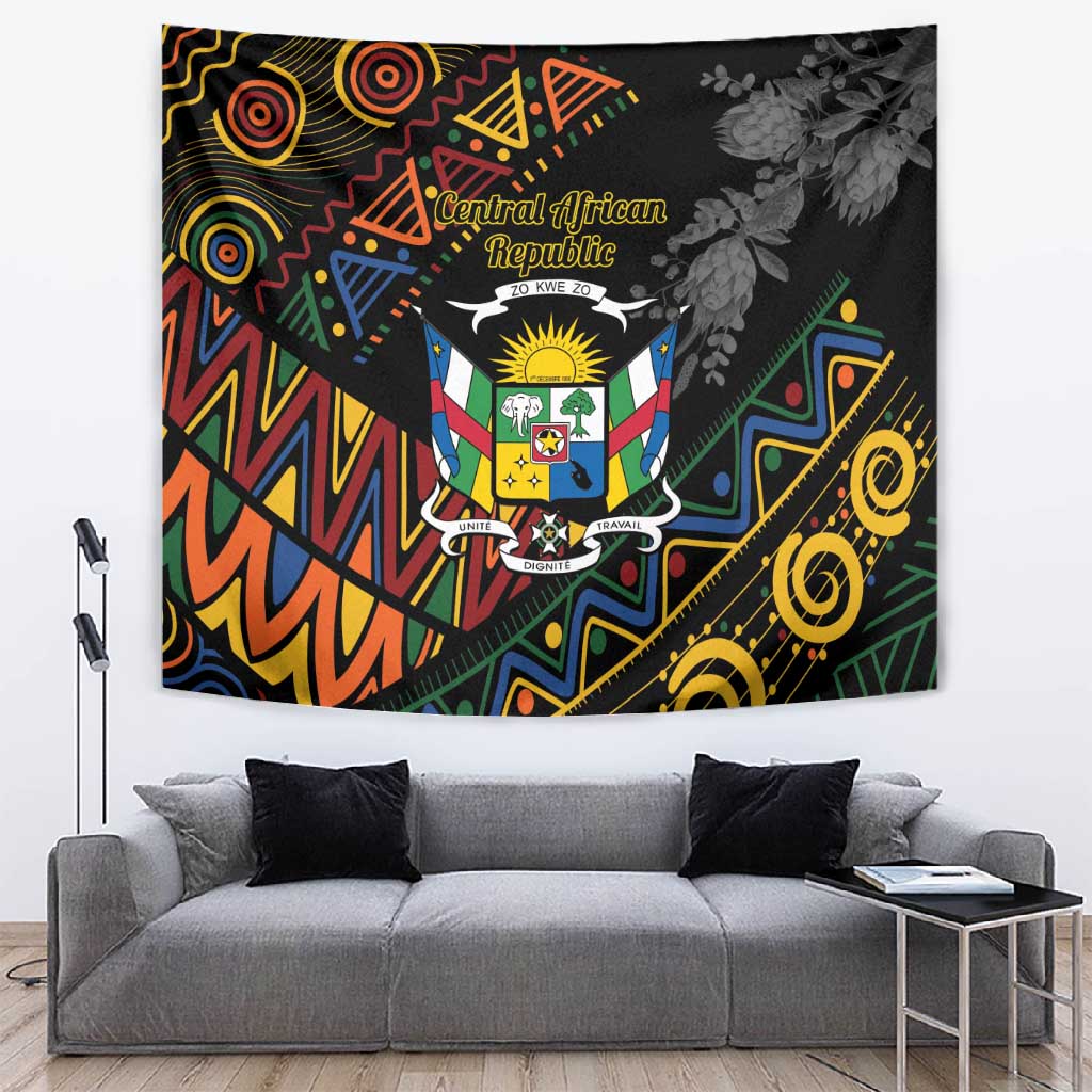 Central African Republic Tapestry Protea - African Pattern LT01