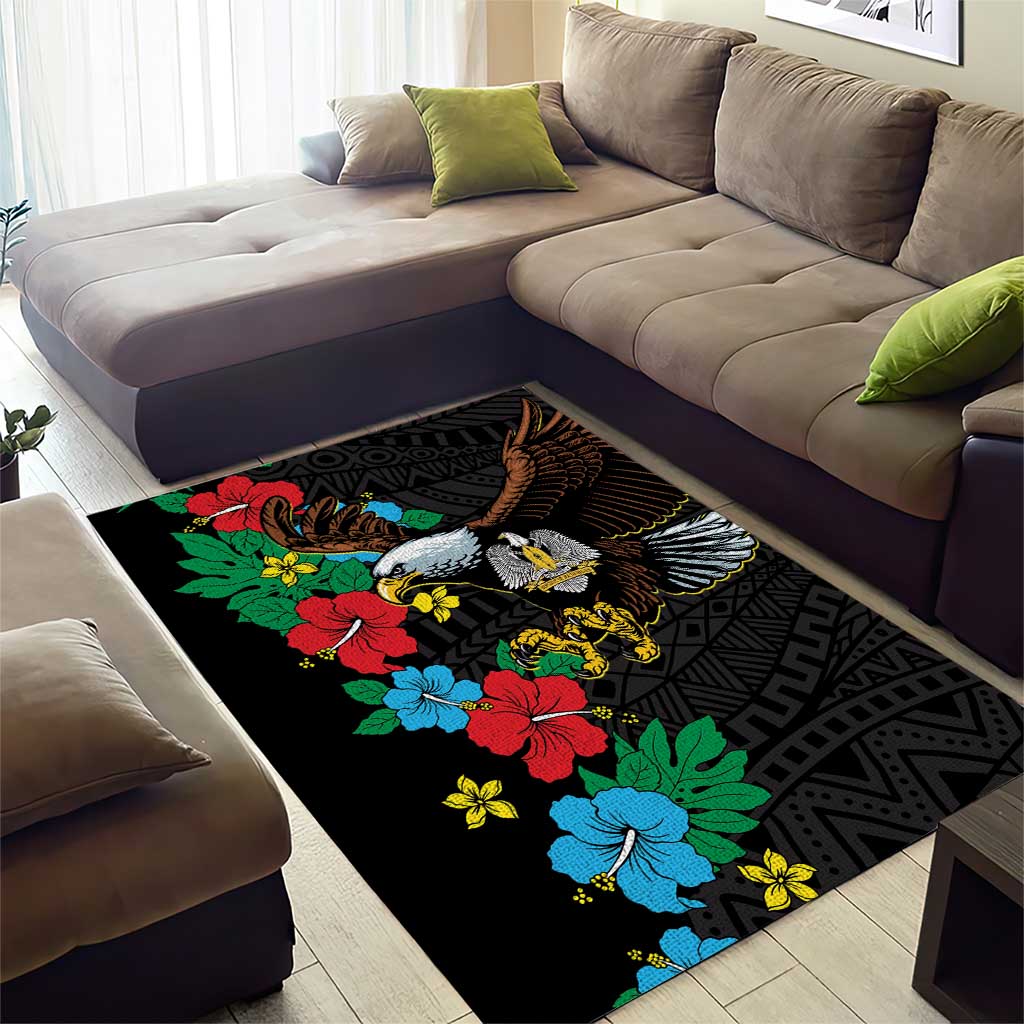 South Sudan Area Rug African Pattern Hibiscus Floral LT01