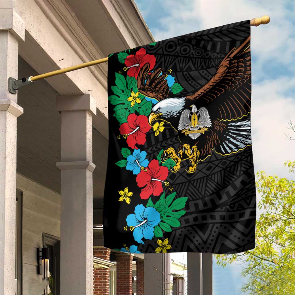 South Sudan Garden Flag African Pattern Hibiscus Floral LT01