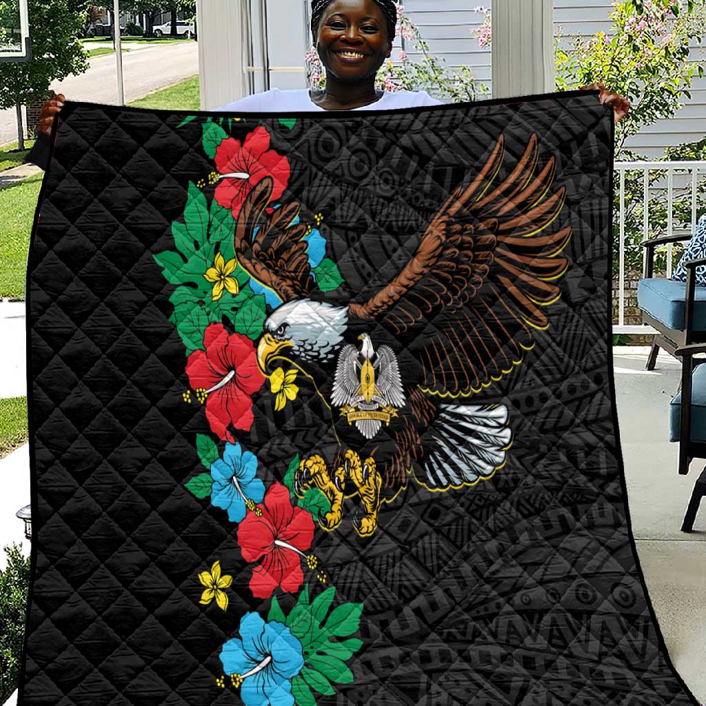 South Sudan Quilt African Pattern Hibiscus Floral LT01