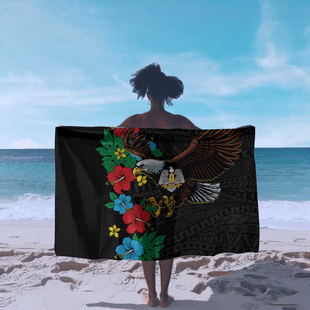 South Sudan Sarong African Pattern Hibiscus Floral LT01