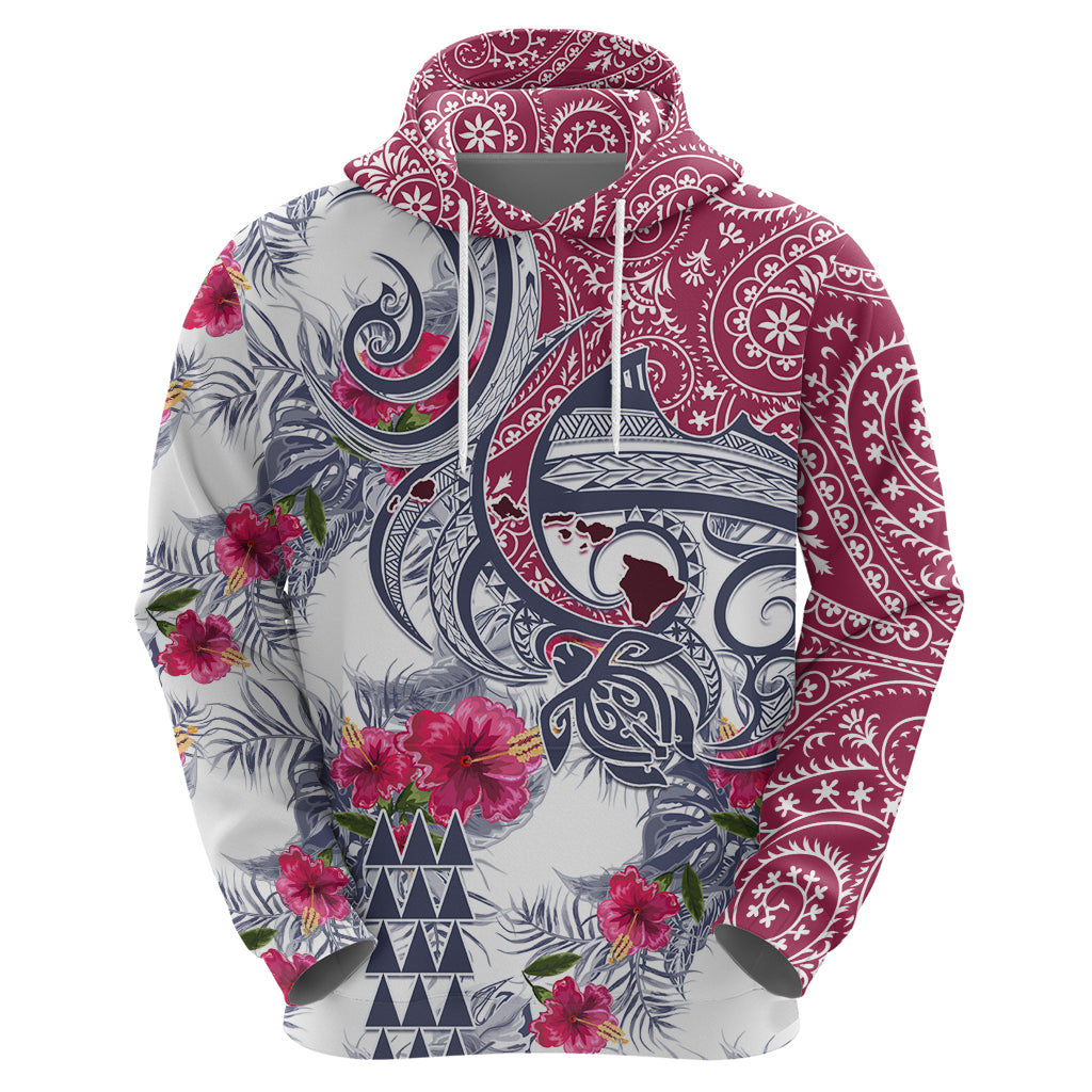 Hawaii Kakau Mix Paisley Pattern Hoodie Polynesian Tropical Unique Style LT01